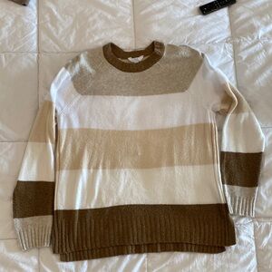 Time and True Colorblock Crewneck‎ Sweater - XL